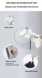 Funny Cat Toyl Fluffy Feather