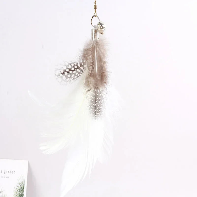 Funny Cat Toyl Fluffy Feather