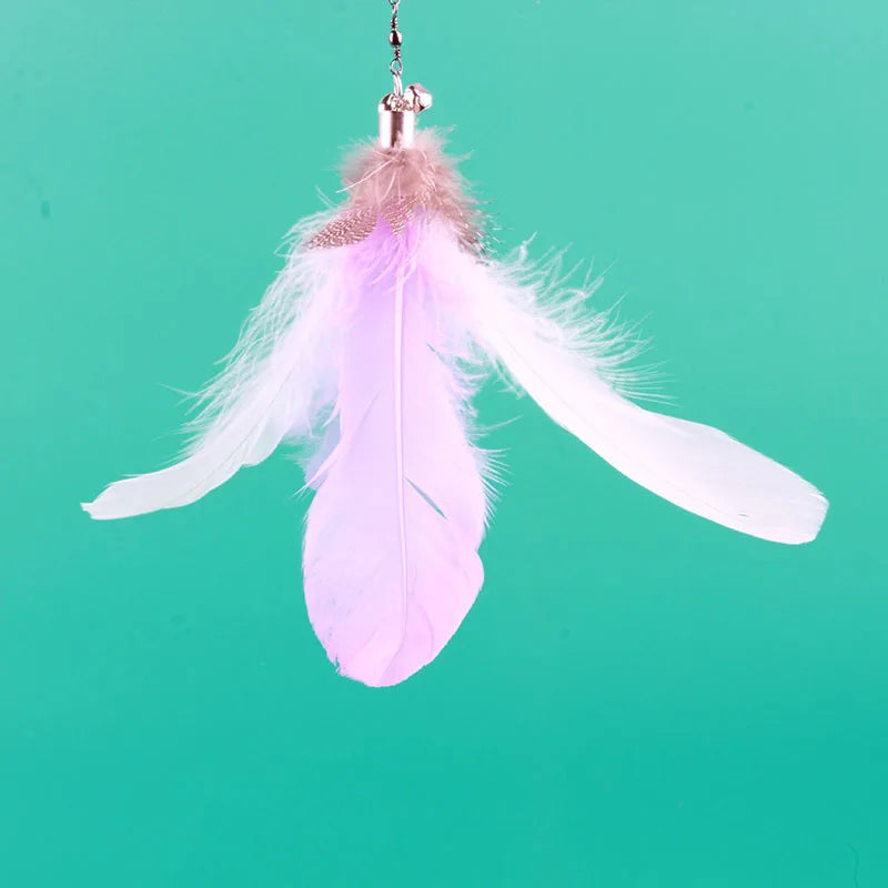 Funny Cat Toyl Fluffy Feather