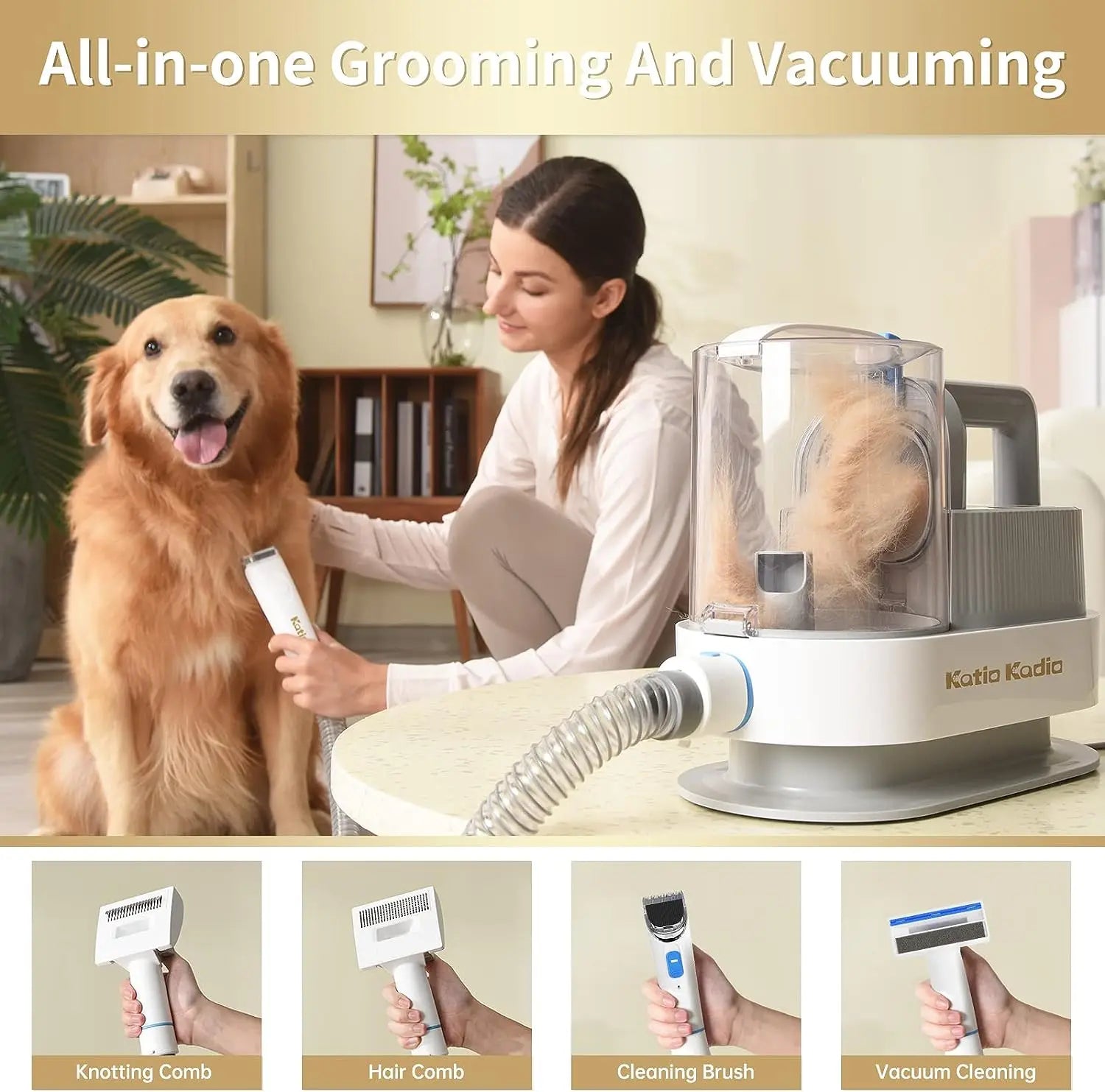 Pet Grooming Kit,5in1 Dog Grooming Kit