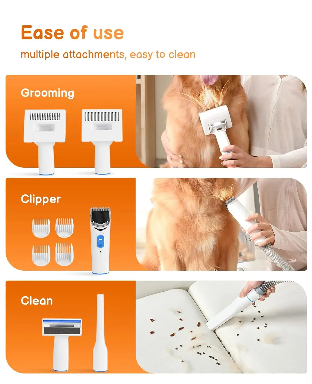 Pet Grooming Kit,5in1 Dog Grooming Kit