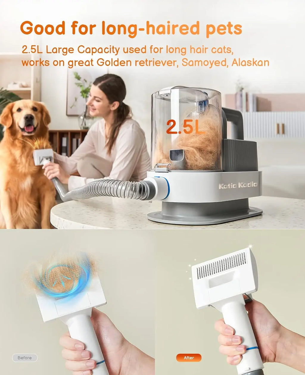 Pet Grooming Kit,5in1 Dog Grooming Kit