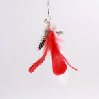 Funny Cat Toyl Fluffy Feather