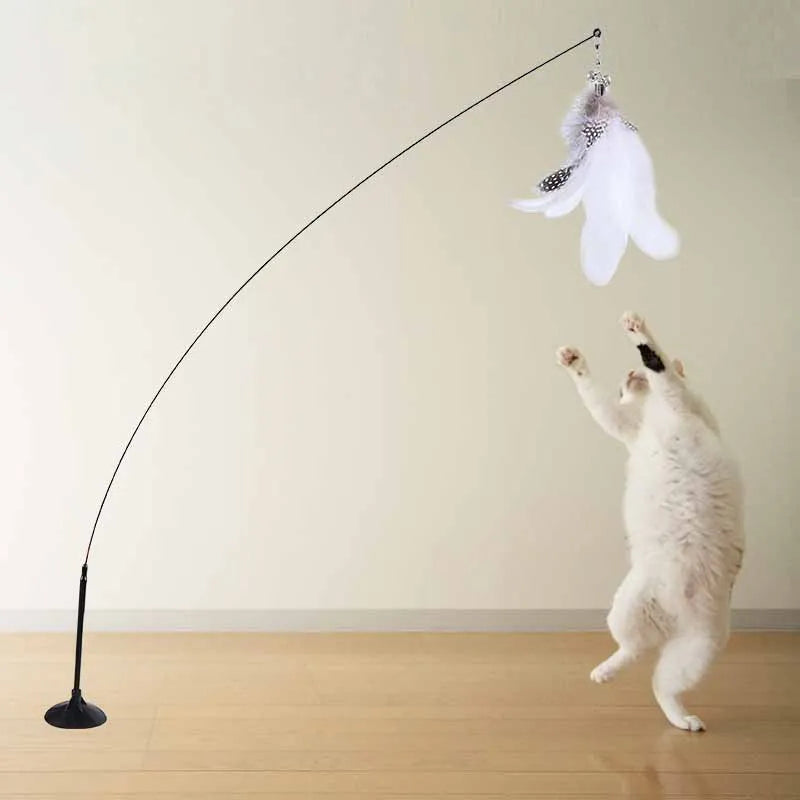 Funny Cat Toyl Fluffy Feather