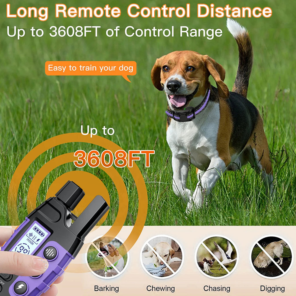 Electric Dog Training Collar For 5-120lbs