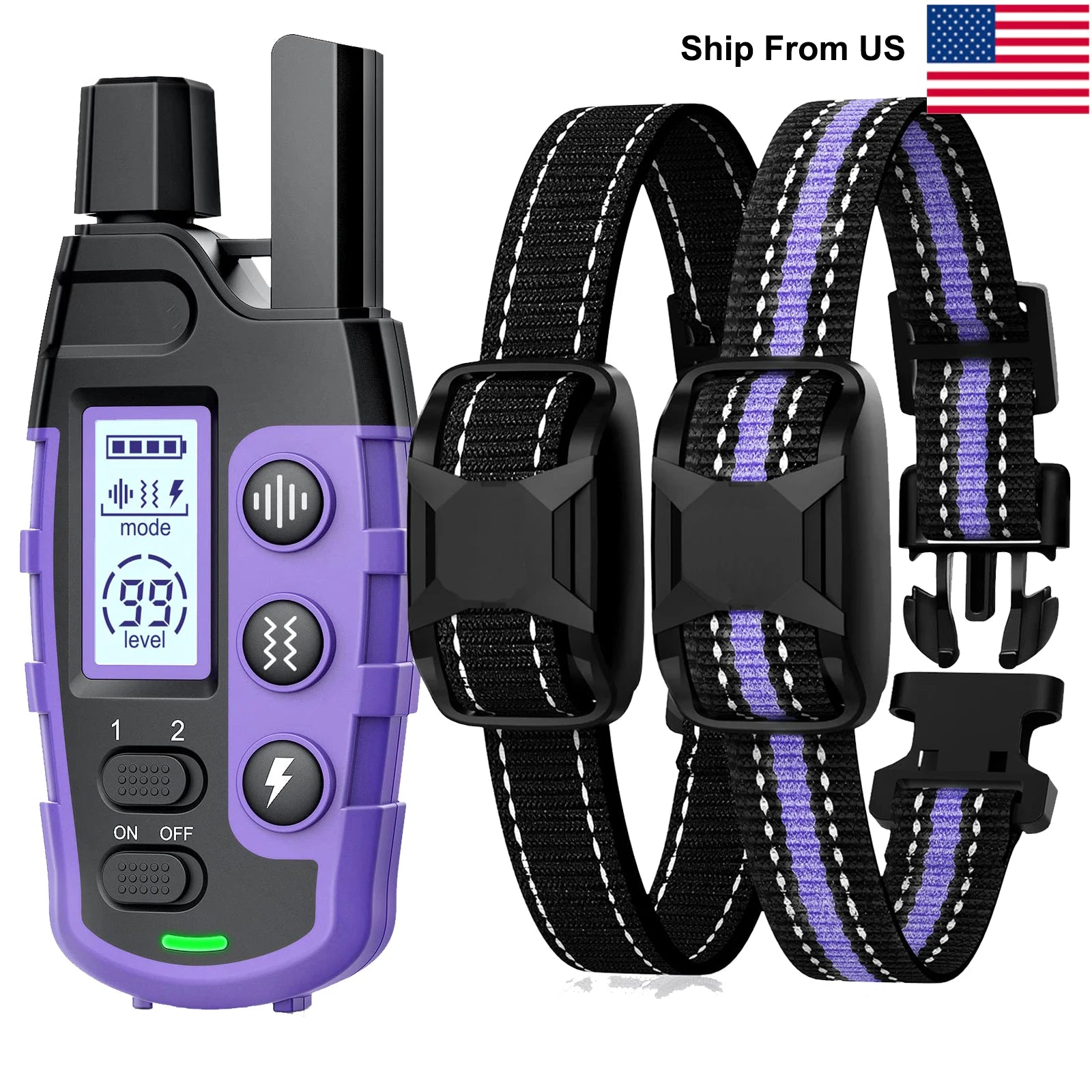 Electric Dog Training Collar For 5-120lbs