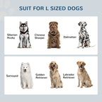 PawHut Large Elevated Dog Bowls