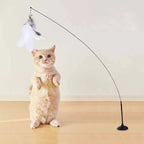 Funny Cat Toyl Fluffy Feather