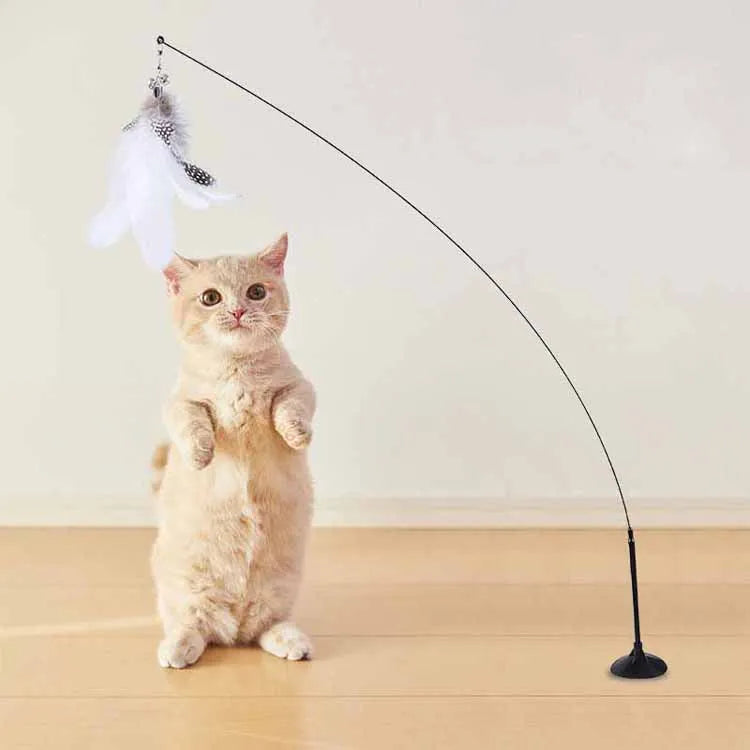 Funny Cat Toyl Fluffy Feather